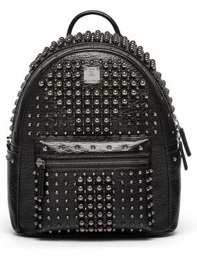 🚨Stark Pearl Studded MCM Backpack 🚨HTF NWOT GORGEOUS